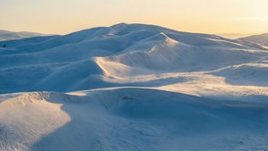 Snow Dunes Abstract