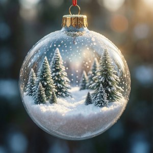 Snow Globe Bauble