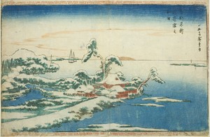 Snow on New Year's Day at Susaki (Susaki yuki no hatsuhi), from the series "Famous Views of the Eastern Capital (Toto Meisho)"