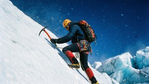 Snow Slope Ascent