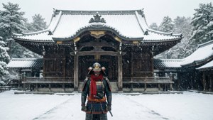 Snow Temple Samurai