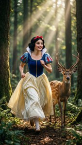 Snow White in the Woods