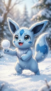 Snowball Fun Glaceon