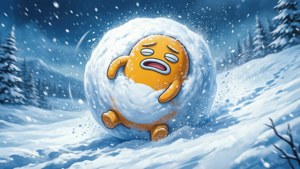 Snowball Gudetama