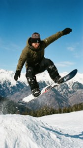 Snowboard Jump