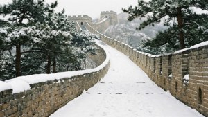 Snowfall on the Wall