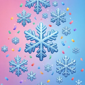 Snowflake Confetti