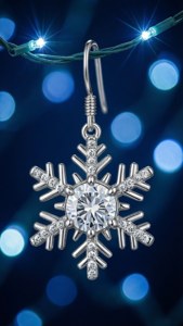 Snowflake Sparkle Earring