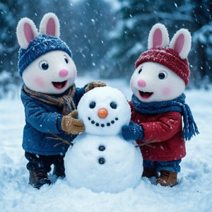 Snowman Building