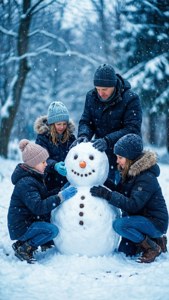 Snowman Building