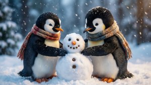 Snowman Building Fun