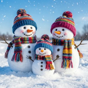 Snowman Family