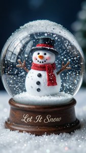 Snowman Snow Globe