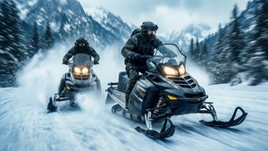 Snowmobile Pursuit