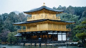 Snowstorm Over the Pavilion