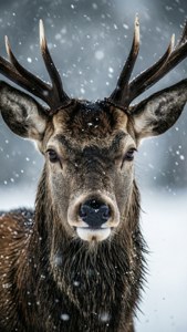 Snowstorm Stag