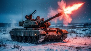 Snowy Artillery Strike