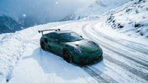 Snowy Ascent