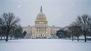 Snowy Capitol Silence