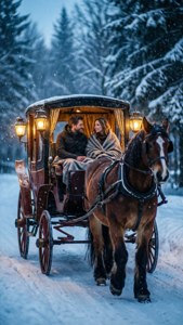 Snowy Carriage Ride