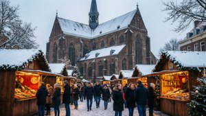Snowy Christmas Square