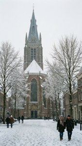 Snowy Church Square