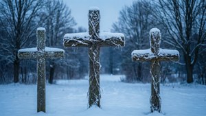 Snowy Crosses