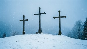 Snowy Crosses Winter