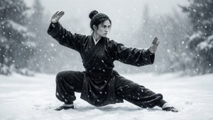 Snowy Crouching Stance