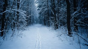 Snowy Depths of the Forest