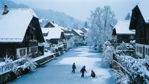 Snowy Dietikon Village