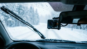 Snowy Drive Dashcam