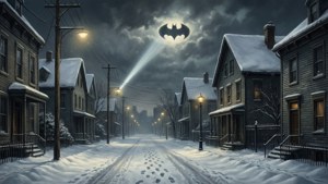 Snowy Gotham City