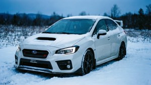 Snowy Impreza STI