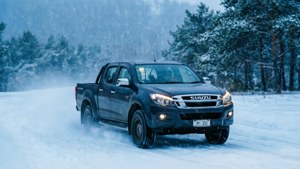 Snowy Isuzu Trail