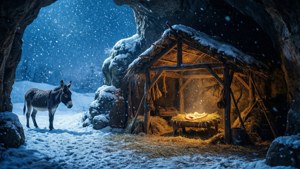 Snowy Manger Cave