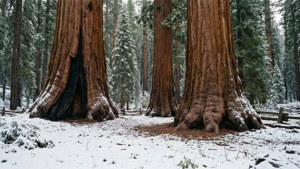 Snowy Mariposa Grove