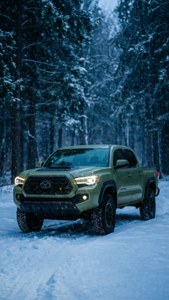 Snowy Night Tacoma