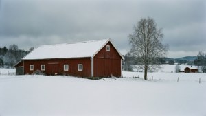 Snowy Norwegian Barn
