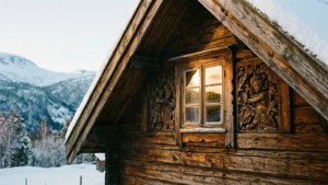 Snowy Norwegian Home