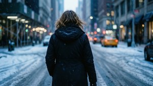 Snowy NYC Stroll