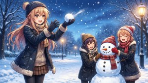 Snowy Park Play