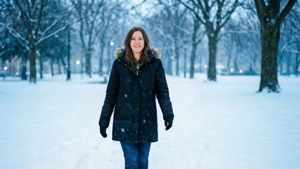 Snowy Park Stroll