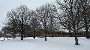 Snowy Pat Neff Hall