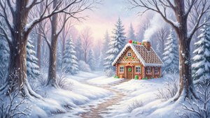 Snowy Path to Gingerbread
