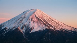 Snowy Peak Alpenglow