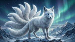 Snowy Peak Nine Tails
