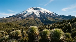 Snowy Peaks of Nevado del Ruiz