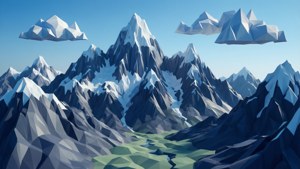 Snowy Peaks Poly