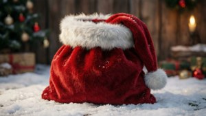Snowy Santa Bag